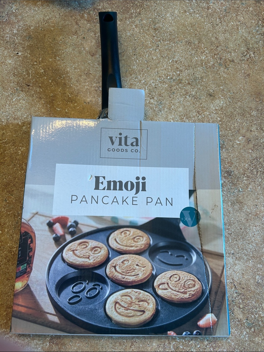 Emoji Pancake Pan - Black